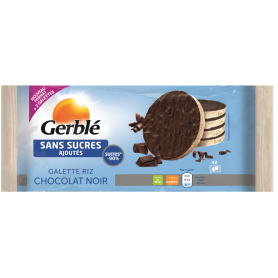 Gerblé Galete Orez cu Ciocolată Neagră Fără Zahăr 95g