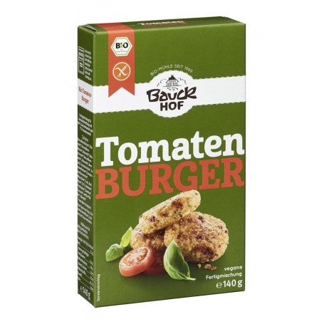 PREMIX BURGER CU ROSII SI BUSUIOC, FARA GLUTEN, BAUCKHOF,140G