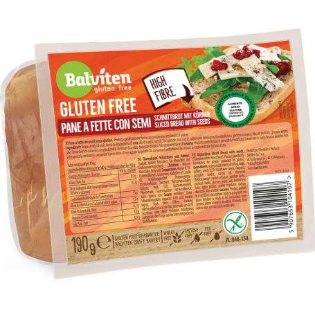 PAINE CU SEMINTE FELIATA, FARA GLUTEN, BALVITEN,190g