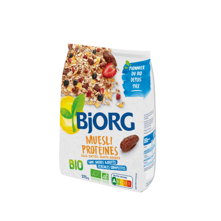 MUSLI, SOIA-CURMALE, BJORG, 375g