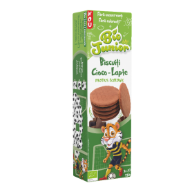 BISCUIȚI CIOCO-LAPTE, BIO JUNIOR, 120g