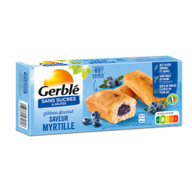 Gerblé Chec Pufos cu Afine Fără Zahăr Adăugat 150g