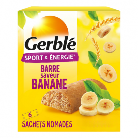 GERBLÉ SPORT & ENERGIE BATOANE CU BANANE 150g (6x25g)