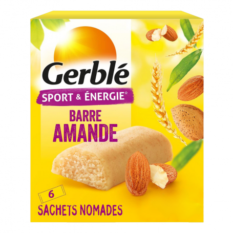 GERBLÉ SPORT & ENERGIE BATOANE CU MIGDALE 150g (6x25g)