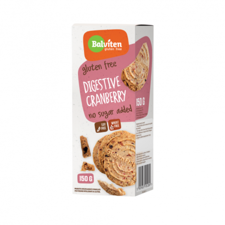 BISCUITI DIGESTIVI CU MERISOARE, BALVITEN, 150g