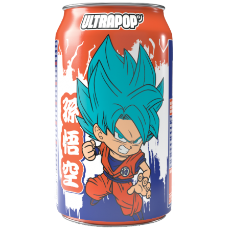 BAUTURA CARBOGAZOASA DRAGON BALL, AROMA: BANANA SI CAPSUNI, GOKU, ULTRAPOP, 330ml