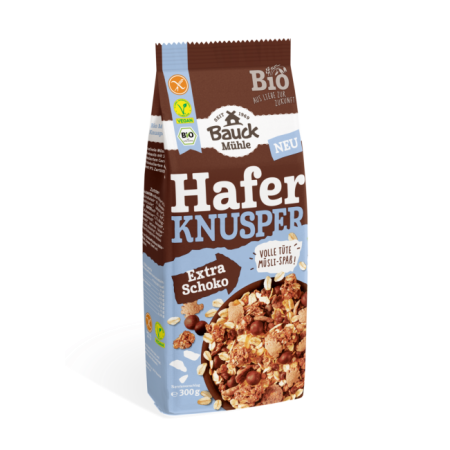 MUSLI OVAZ: CIOCOLATA FARA GLUTEN, BAUCKHOF, 285G
