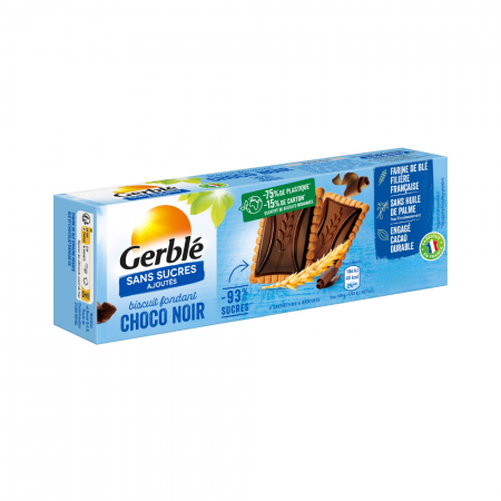 GERBLE GLUCOREGUL BISCUITI CIOCO LIGHT, 126 g - NUTRIVITA