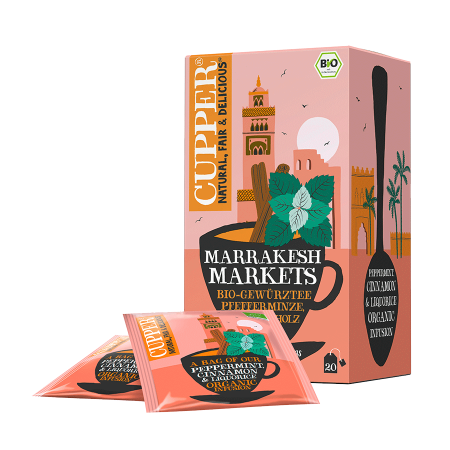 CEAI, MARRAKESH MARKETS, MENTA, SCORTIOARA SI LEMN DULCE, CUPPER, 20 PLICURI