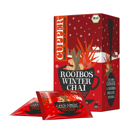 CEAI, WINTER, ROOIBOS, SCORTISOARA SI GHIMBIR, CUPPER, 20 PLICURI