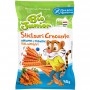STICKSURI CROCANTE, MORCOVI SI TURMERIC, FĂRĂ GLUTEN, BIO JUNIOR, 45g