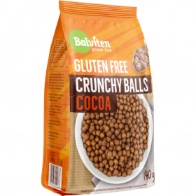 CEREALE BILUTE CROCANTE CU CACAO, FARA GLUTEN, BALVITEN, 140G