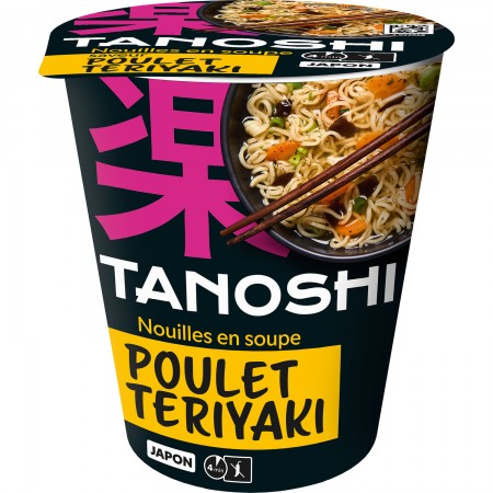 NOODLES, PUI TERIYAKI, TANOSHI, 65G