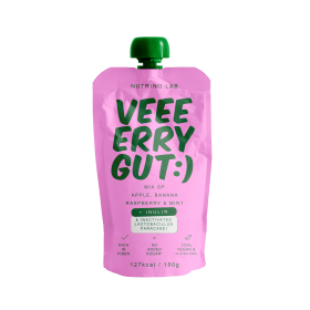 PIURE: VERRY GUT (MĂR, BANANĂ, ZMEURĂ & MENTĂ), NUTRINO LAB, 180G