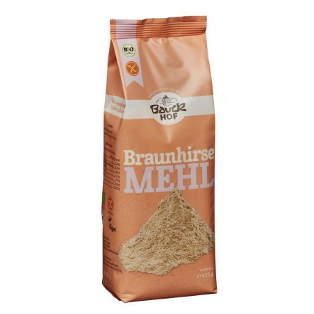 BAUCKHOF BIO FAINA INTEGRALA DE MEI BRUN FARA GLUTEN, 425g