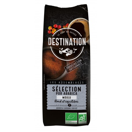 CAFEA MACINATA, PUR ARABICA SELECTION, DESTINATION, 250g