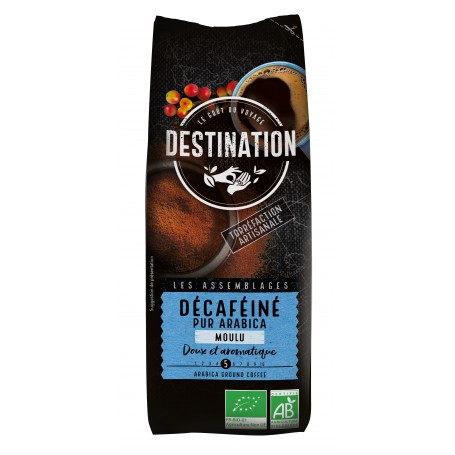 CAFEA MACINATA, PUR ARABICA-DECAF, DESTINATION, 250g