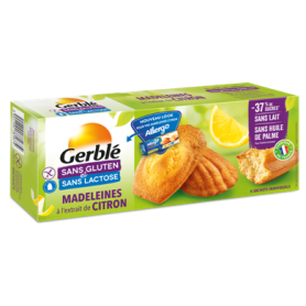 Gerblé Madlene cu Lămâie Fără Gluten și Lactoză 180g