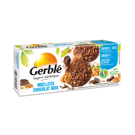 Gerblé Expert Dietetic Prăjitură Ciocolată și Nuci 138g