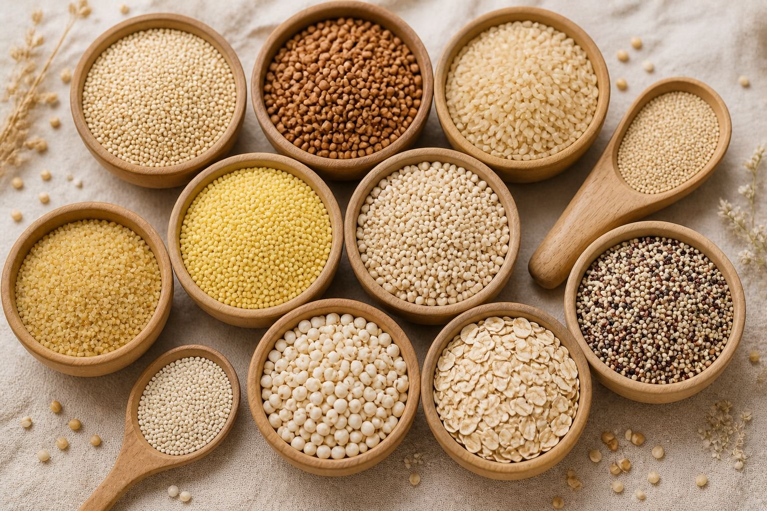  Top 10 cereale și pseudo-cereale fără gluten 